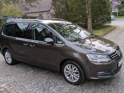 Usata VW Sharan Highline 177 CV (130 kW) 2015 Marrone Monovolume