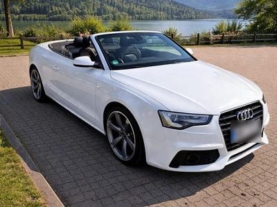 Second-hand Audi A5 Cabriolet S-Line 225 CP (165 kW) 2014 Alb Cabrio