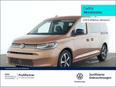 Gebraucht VW Caddy Maxi Style 122 PS (89 kW) 2024 Gold Van / Kleinbus