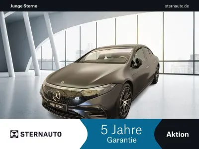Gebraucht Mercedes EQS580 AMG 384 kW (523 PS) 2024 Manufaktur magno lack manufaktur nachtschwarz magno Limousine