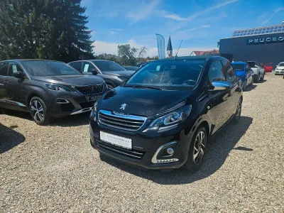Gebraucht Peugeot 108 Top! Collection 72 PS (52 kW) 2020 Schwarz Kleinwagen