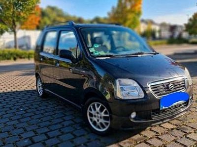 Schwarz Gebraucht 2002 Suzuki Wagon R Sport Van / Kleinbus | 410 €