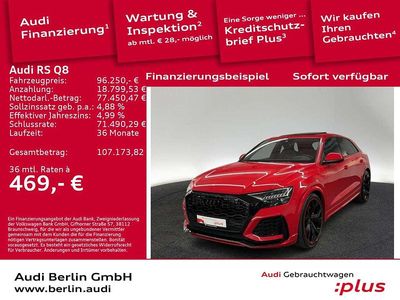 Gebraucht Audi RS Q8 Ambiente 600 PS (441 kW) 2022 Individuallackierungen audi exclusive SUV