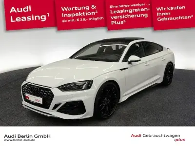 Gebraucht Audi RS5 Sportback Design 450 PS (330 kW) 2023 Gletscherweiß metallic Limousine