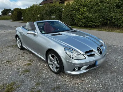 Gebraucht Mercedes SLK200 AMG 163 PS (119 kW) 2004 Silber Cabrio