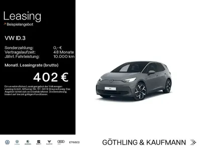 Gebraucht VW ID.3 Pro 150 kW (204 PS) 2024 Mondsteingrau Kleinwagen