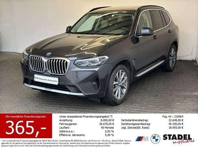 Gebraucht BMW X3 Sport Line 184 PS (135 kW) 2022 Sophistograu brillanteffekt me SUV