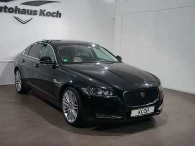 gebraucht Jaguar XF PRESTIGE AWD **SCHWARZ / BEIGE - TRAUMHAFT!