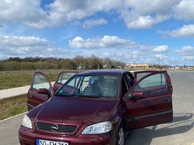 Usata Opel Astra 84 CV (61 kW) 2003 Rosso Berlina