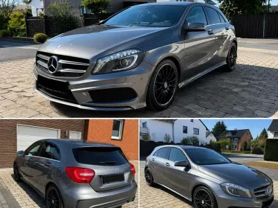 Gebraucht Mercedes A200 AMG line 156 PS (114 kW) 2012 Grau Kleinwagen