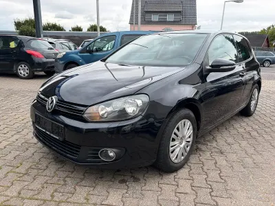 Gebraucht VW Golf VI 122 PS (89 kW) 2009 Schwarz Kleinwagen