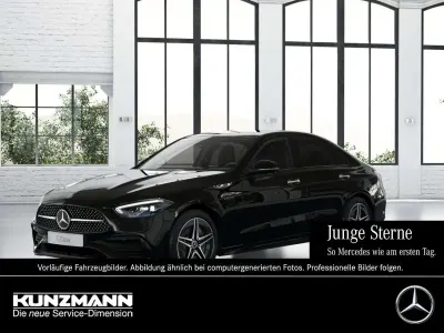 Gebraucht Mercedes C220 AMG 197 PS (144 kW) 2025 Obsidianschwarz metallic Limousine