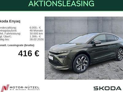 Grün Neu 2026 Skoda Enyaq iV SportLine SUV | 58.370 € (Teuer)