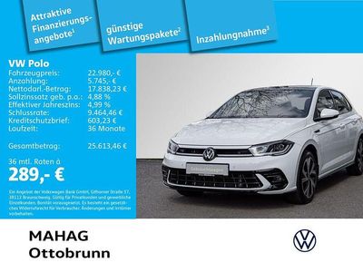 Usata VW Polo R-line 110 CV (80 kW) 2023 Bianco Utilitaria