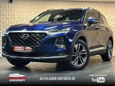 Gebraucht Hyundai Santa Fe Premium 185 PS (136 kW) 2019 Blau SUV