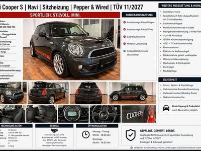 Usata Mini Cooper S 184 CV (135 kW) 2012 Grigio Utilitaria