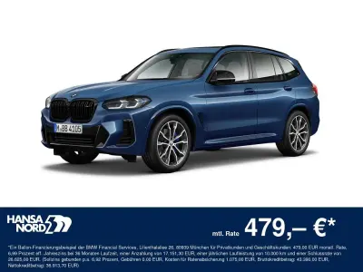 Brugt BMW X3 M Sport 360 HK (264 kW) 2022 Blå SUV