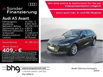 Gebraucht Audi A5 Business 204 PS (150 kW) 2025 Schwarz Kombi