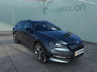 Grau Gebraucht 2020 Skoda Superb SportLine Kombi | 26.490 € (Teuer)