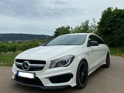 Gebraucht Mercedes CLA45 AMG Shooting Brake AMG 360 PS (264 kW) 2015 Weiß Kombi