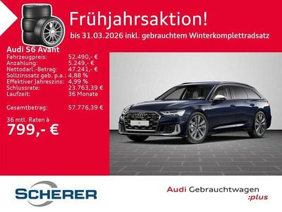 Gebraucht Audi S6 Ambiente 344 PS (253 kW) 2024 Firmamentblau metallic (metallic) Kombi