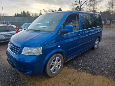 Usata VW T5 Highline 196 CV (144 kW) 2004 Blu Furgone