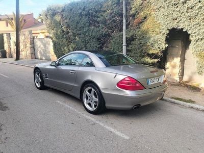 Usata Mercedes SL500 306 CV (225 kW) 2003 Argento Cabrio