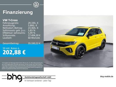 Usata VW T-Cross R-line 116 CV (85 kW) 2025 Giallo SUV