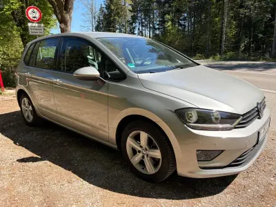 Gebraucht VW Golf Sportsvan 125 PS (91 kW) 2014 Silber Van / Kleinbus