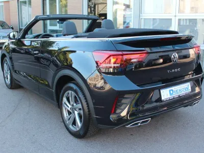 Gebraucht VW T-Roc Cabriolet R-line 150 PS (110 kW) 2025 Schwarz Cabrio