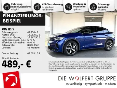 Brugt VW ID.5 GTX 250 kW (340 HK) 2025 Blå SUV