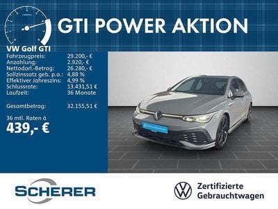 Gebraucht VW Golf VIII GTI 301 PS (221 kW) 2023 Mondsteingrau Limousine