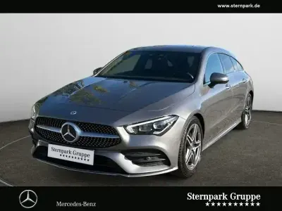 Gebraucht Mercedes CLA200 Shooting Brake AMG line 163 PS (119 kW) 2020 Mountaingrau  met. Kombi