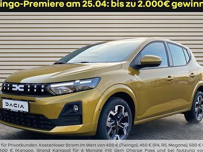 Neu Dacia Sandero Expression 122 PS (89 kW) 2025 Gelb Limousine