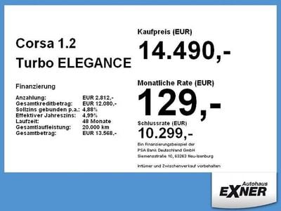 Gebraucht Opel Corsa Elegance 100 PS (73 kW) 2023 Schwarz Kleinwagen