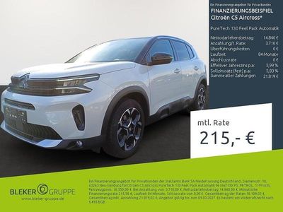Gebraucht Citroën C5 Aircross Feel 131 PS (96 kW) 2023 Weiß SUV