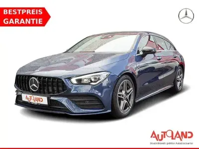Gebraucht Mercedes CLA250 AMG line 224 PS (164 kW) 2022 Denim blau met. Coupé