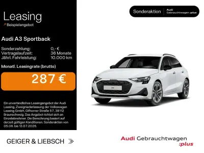 Gebraucht Audi A3 Advanced 204 PS (150 kW) 2025 Gletscherweiß metallic Limousine