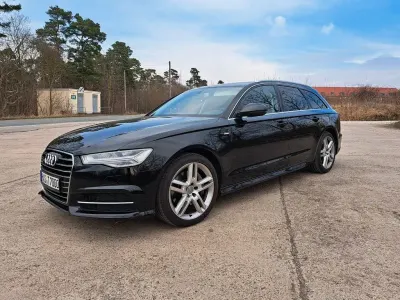 Brugt Audi A6 S-Line 218 HK (160 kW) 2016 Sort Stationcar