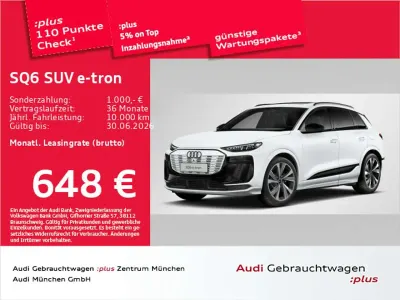 Gebraucht Audi SQ6 e-tron Sport 359 kW (489 PS) 2024 Gletscherweiß metallic SUV