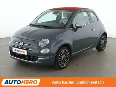 Brugt Fiat 500C Lounge 69 HK (50 kW) 2018 Grå Cabriolet