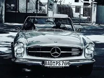Gebraucht Mercedes 230 150 PS (110 kW) 1965 Silber Cabrio