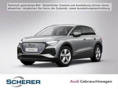 Taifungrau metallic (metallic) Gebraucht 2022 Audi Q4 e-tron Advanced SUV | 21.800 € (Superpreis)