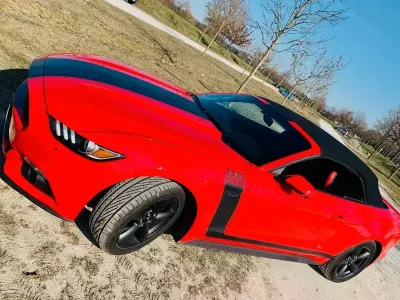 Brugt Ford Mustang 305 HK (224 kW) 2015 Rød Cabriolet