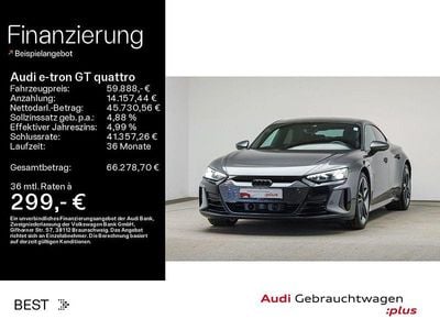 Gebraucht Audi e-tron GT quattro Comfort 350 kW (476 PS) 2023 Daytonagrau perleffekt Limousine