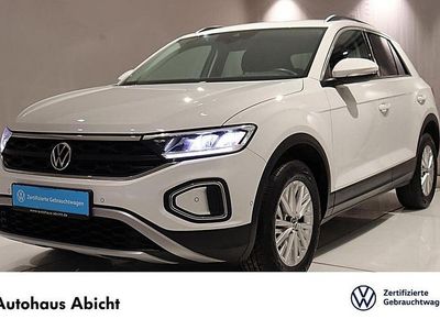 Gebraucht VW T-Roc Life 110 PS (80 kW) 2022 Weiß SUV