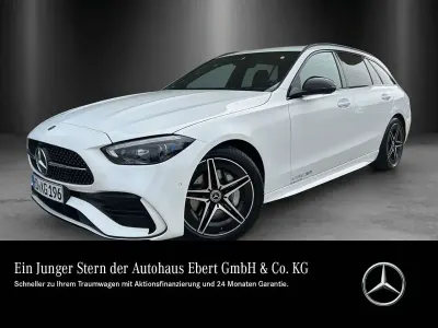 Gebraucht Mercedes C200 AMG 204 PS (150 kW) 2025 Unilack polarweiß Kombi