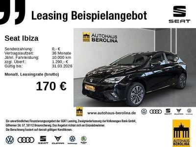 Schwarz Neu 2025 Seat Ibiza FR Limousine | 21.777 € (Superpreis)