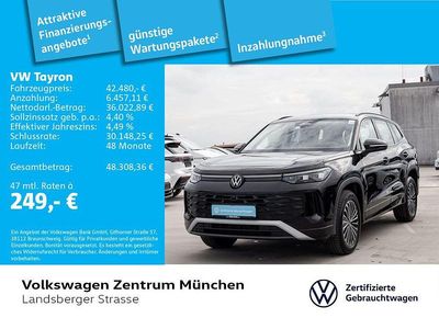 Gebraucht VW Tayron Life 193 PS (141 kW) 2025 Schwarz SUV