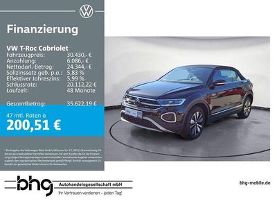 Gebraucht VW T-Roc 150 PS (110 kW) 2025 Schwarz SUV